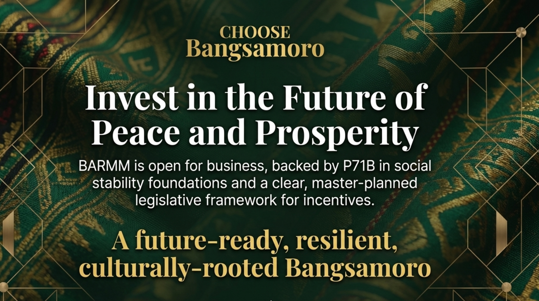 BARMM Investment Contact — Ministry of Trade, Investments and Tourism